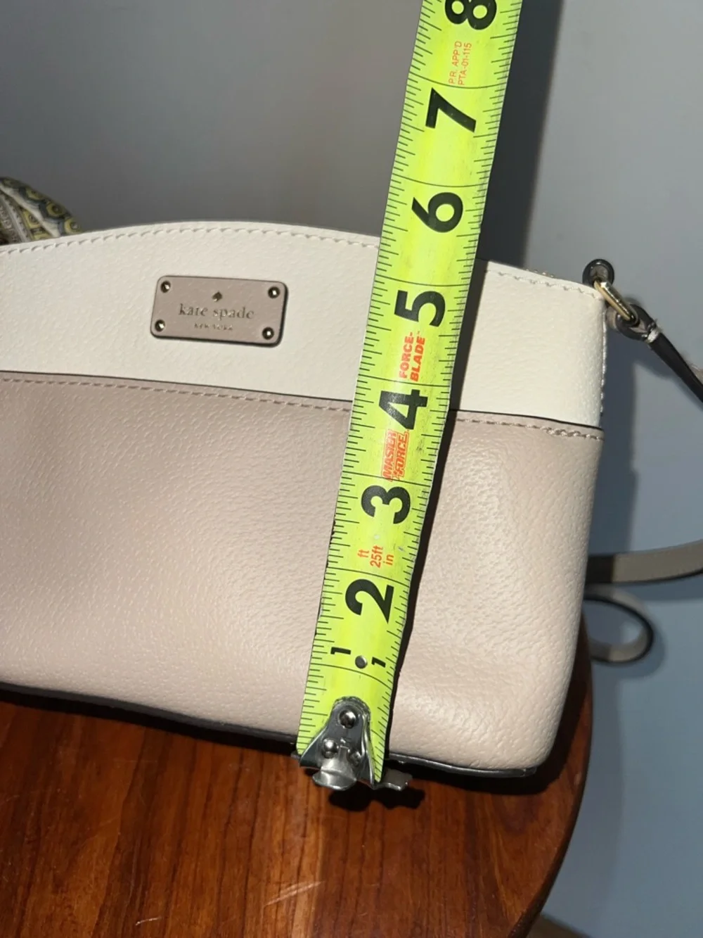 kate spade New York Grove Street Millie Leather Crossbody with accent scarf